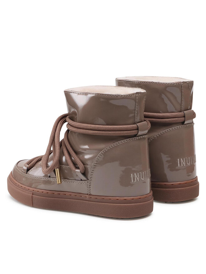 Inuikii Снігоходи Inuikii Sneaker Vernice 70202-066 Коричневий