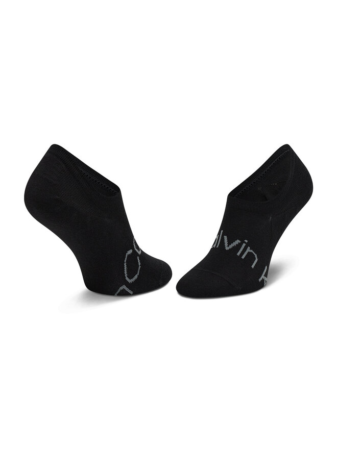 Calvin Klein 2 pár férfi bokazokni Calvin Klein 701218713 Fekete