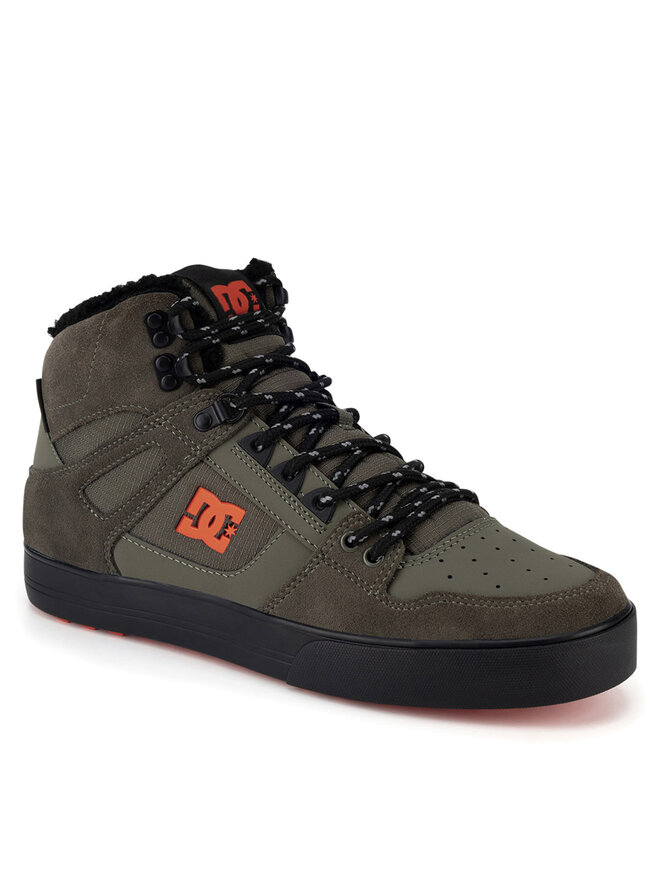 DC Snīkeri DC PURE HIGH-TOP WC WNT ADYS400047-DOO Zaļš