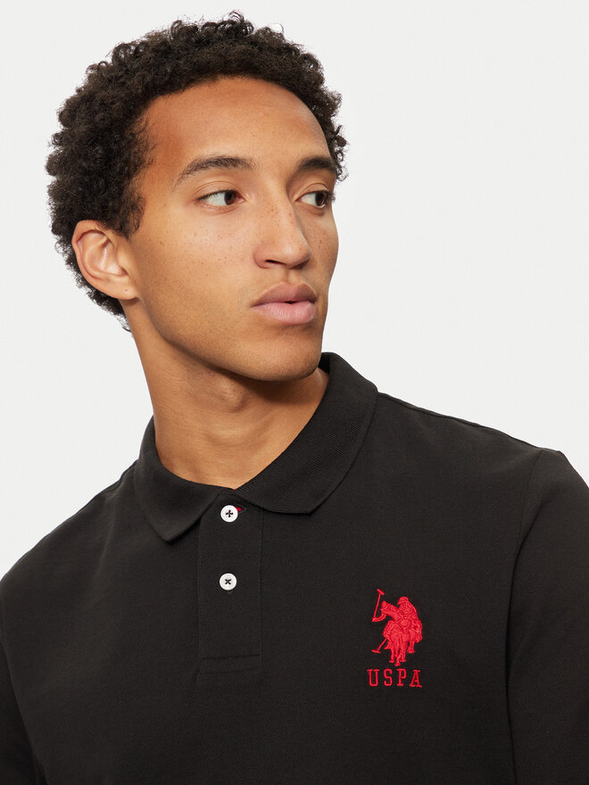 U.S. Polo Assn. U.S. Polo Assn. Polo MUP1935 Μαύρο Regular Fit