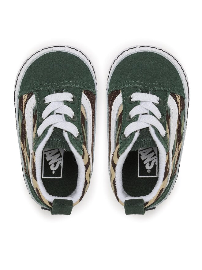 Vans Tenis superge Vans In Old Skool Crib VN0A3U8KBGK1 Zelena