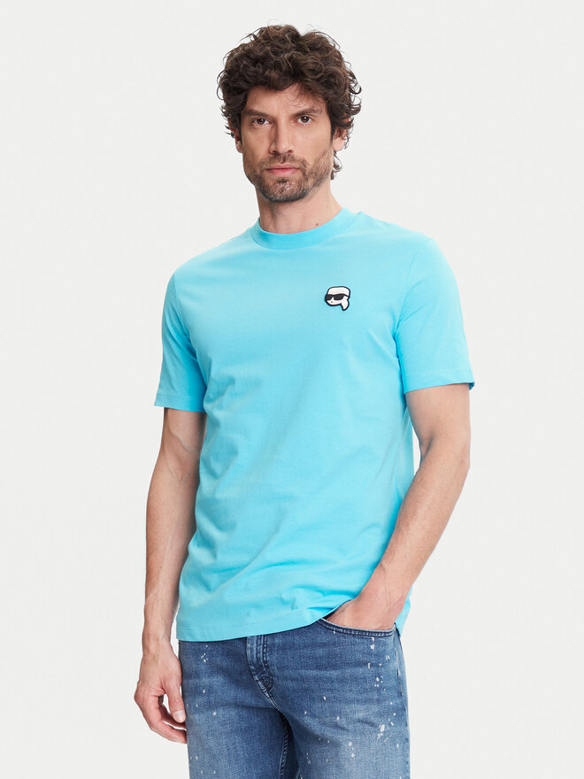KARL LAGERFELD KARL LAGERFELD Camiseta 755710 552224 Azul Regular Fit