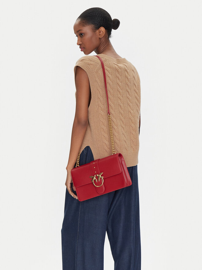 PINKO Handtasche PINKO Love One Classic Cl PE 25 PCPL 100053 A0F1 Rot