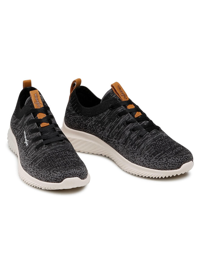 Wrangler Сникърси Wrangler Freesbee Lace WL11530A Черен