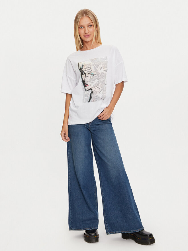 Noisy May Noisy May Camiseta 27032615 Blanco Regular Fit