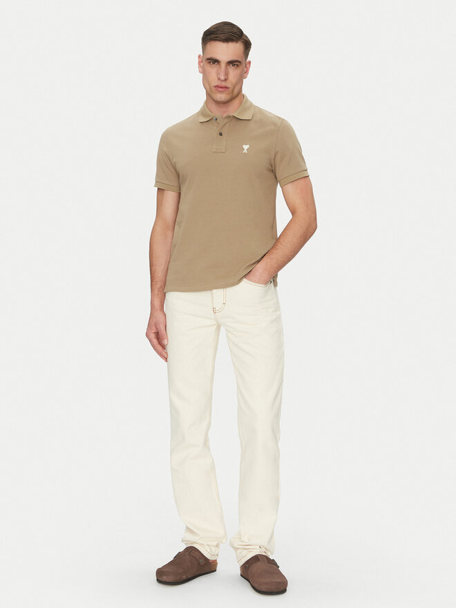 AMI PARIS AMI PARIS Poloshirt HPL060.760 Khakifarben Regular Fit