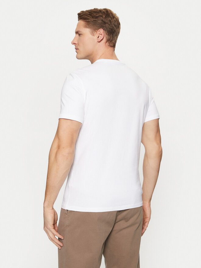 Guess Guess T-Shirt M5RI14 J1314 Weiß Slim Fit
