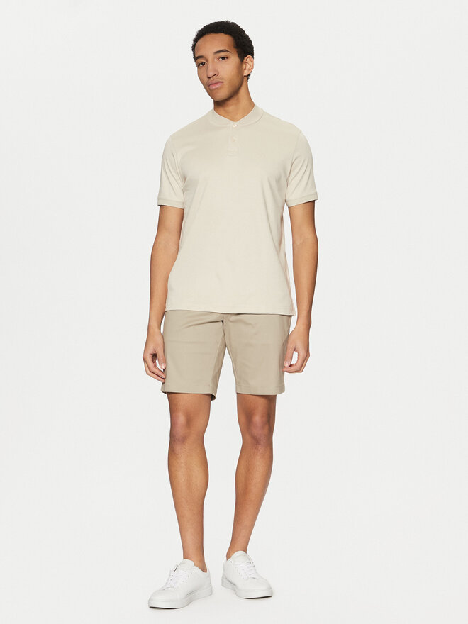 Calvin Klein Calvin Klein Pólóing K10K111201 Bézs Regular Fit
