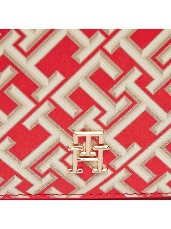 Tommy Hilfiger Ročna torba Tommy Hilfiger Iconic Tommy Camera Bag Mono AW0AW16083 Rdeča