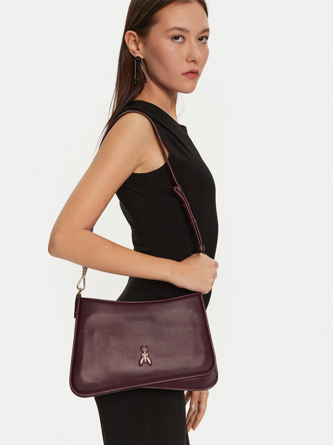 Patrizia Pepe Ročna torba Patrizia Pepe 2B0101/L132-M496 Bordo rdeča