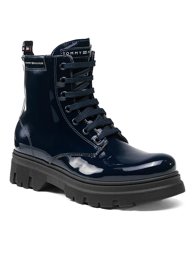 Tommy Hilfiger Чоботи Tommy Hilfiger T4A5-33040-0775 S Голубий