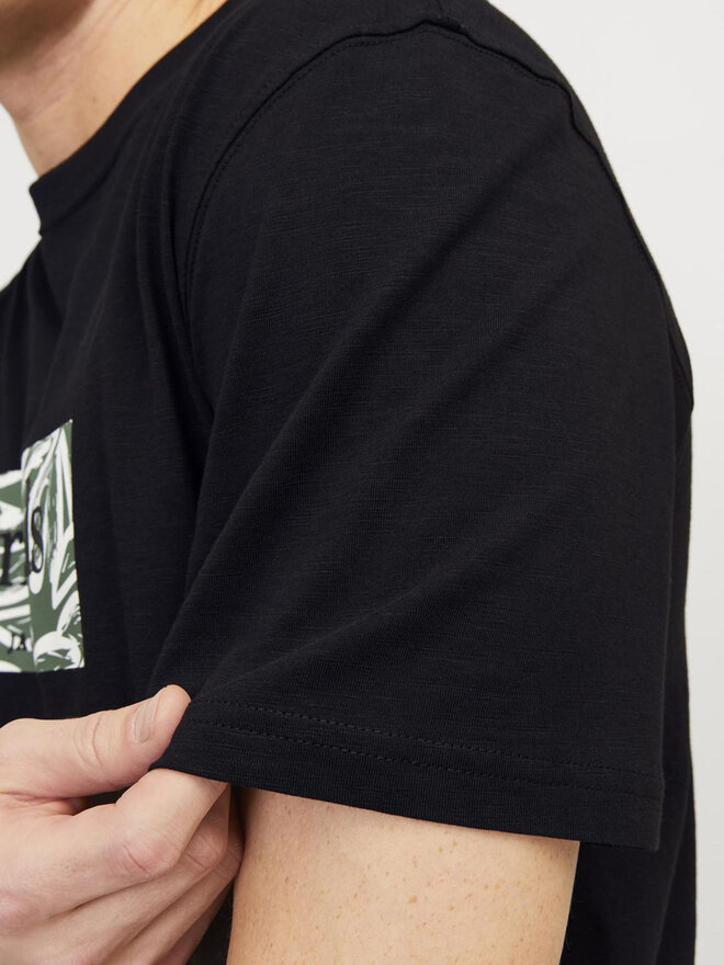 Jack&Jones Jack&Jones Marškinėliai Lafayette 12250436 Juoda Relaxed Fit