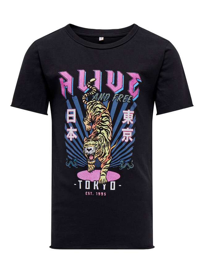 Kids ONLY Kids ONLY T-Shirt Lucy 15275536 Μαύρο Slim Fit