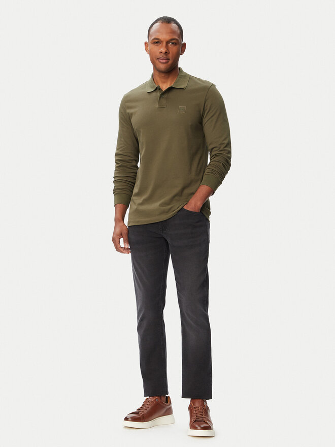 BOSS BOSS Poloshirt Passerby 50507704 Khakifarben Slim Fit