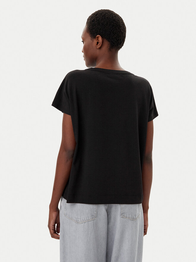 Liu Jo Sport Liu Jo Sport T-Shirt TA5268 JS005 Μαύρο Regular Fit