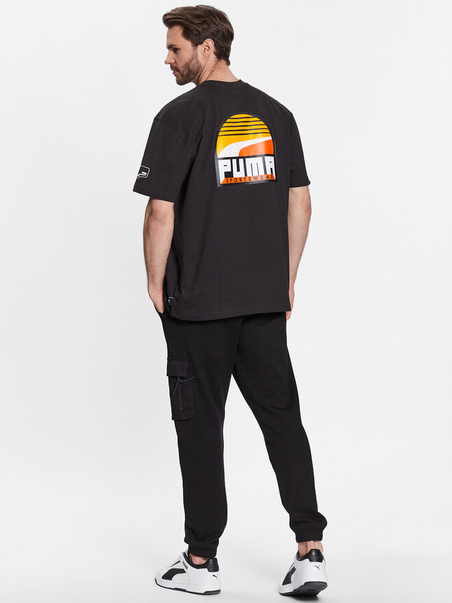Puma Puma Marškinėliai Uptown Stick To It 539158 Juoda Regular Fit
