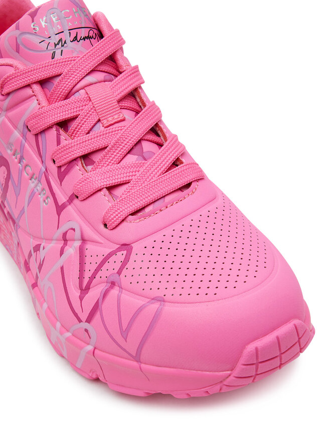 Skechers Сникърси Skechers Uno - Spread the Love 155507/HTPK Розов