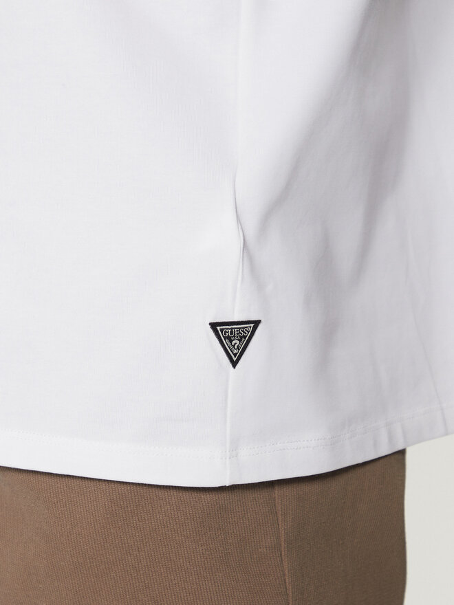 Guess Guess Marškinėliai M5RI91 KAC30 Balta Oversize