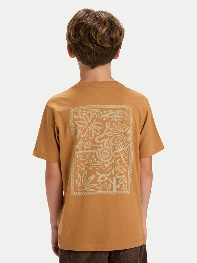 Quiksilver Quiksilver T-Shirt Hw Snaky Ways EQBZT04912 Braun Regular Fit