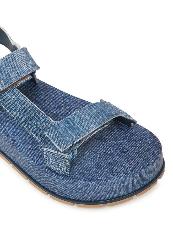 Melissa Sandály Melissa Melissa Flowing Platform Denim Ad M 36132 Modrá