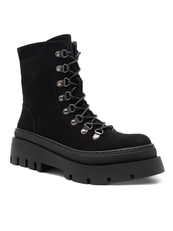 DeeZee Schnürschuhe DeeZee ERNA WS6151-05 Schwarz