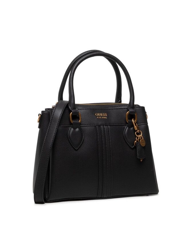 Guess Handtasche Guess Kasinta 3 Compartment Satchel HWVB84 05060 Schwarz
