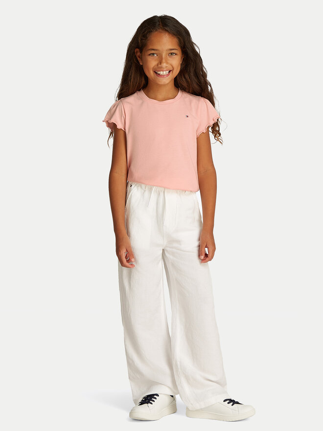 Tommy Hilfiger Tommy Hilfiger Camiseta Essential KG0KG07052 D Rosa Regular Fit