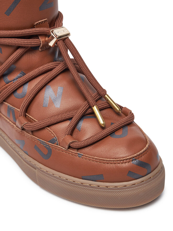 Inuikii Schneeschuhe Inuikii Full Leather Print 65202-088 Braun