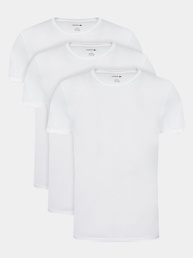 Lacoste Lacoste 3 db póló TH3321 Fehér Slim Fit