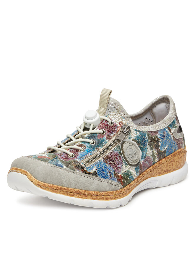 Rieker Sneakersy Rieker N42V1-40 Sivá