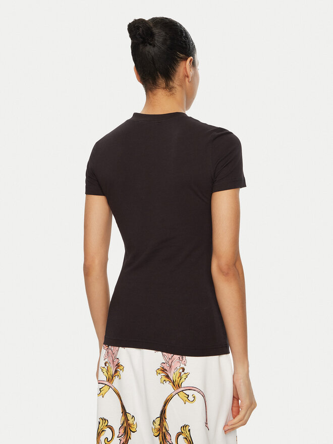 Versace Jeans Couture Versace Jeans Couture Футболка 78HAHT00 Чорний Regular Fit