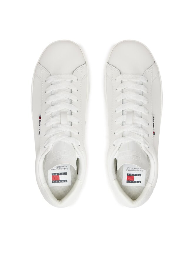 Tommy Jeans Sneakers Tommy Jeans Tjm Leather Low Cupsole EM0EM01374 Écru