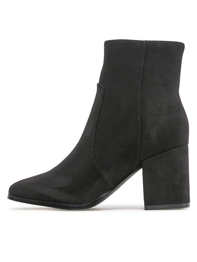 Vero Moda Īsie zābaki Vero Moda Rea 10235379 Melns