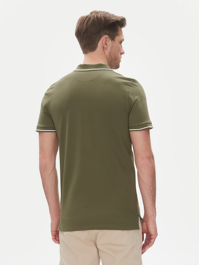 Lee Lee Поло Pique 112363855 Зелений Regular Fit