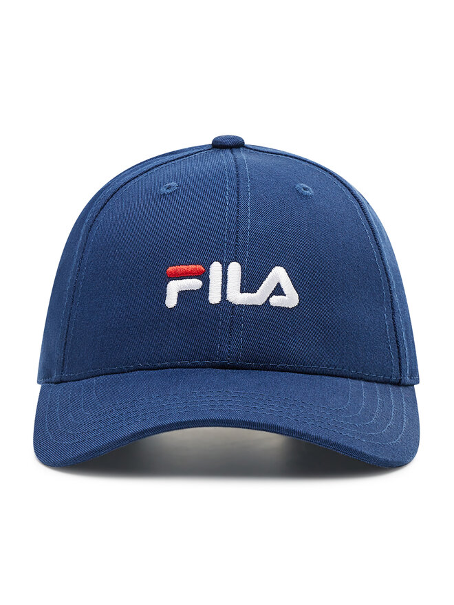 Fila Czapka z daszkiem Fila Brasov 6 Panel Cap With Linear Logo Strap Back FCU0019 Granatowy