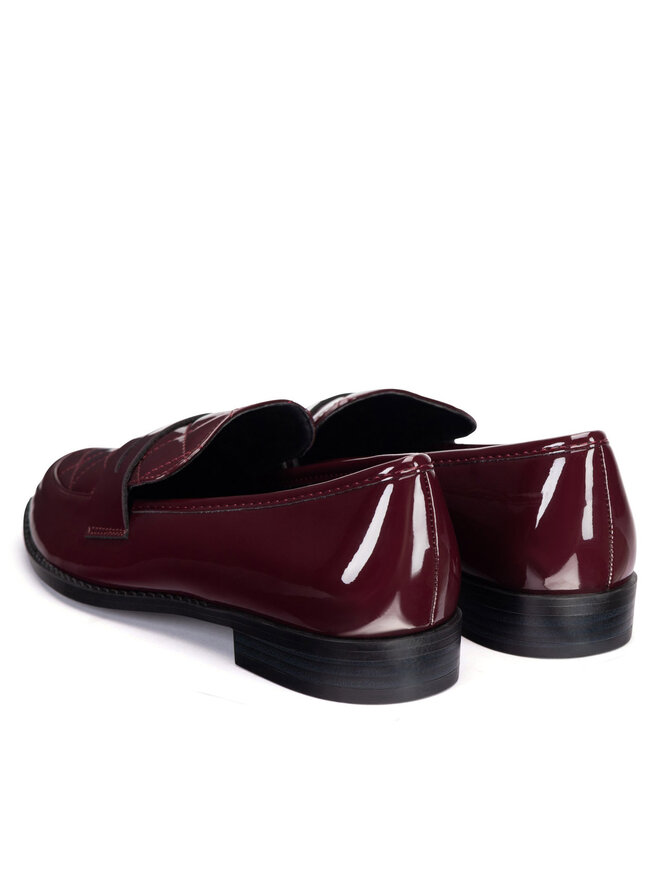 JENNY Mokasyny JENNY LS5781-11 Bordowy