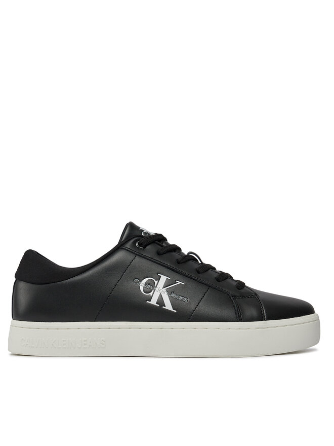 Calvin Klein Jeans Sneakers Calvin Klein Jeans Classic Cupsole Low Laceup Lth YM0YM00864 Negru