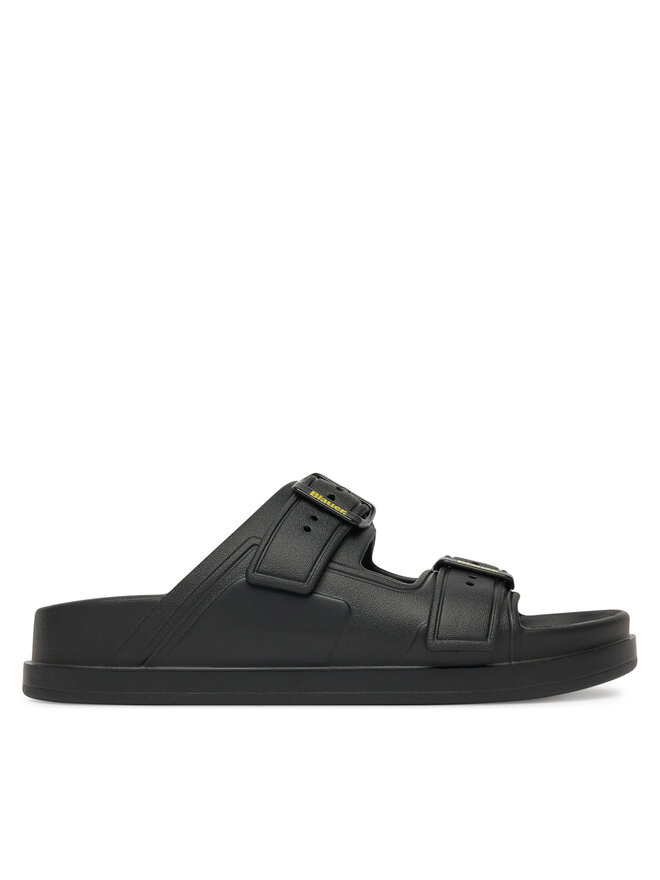 Blauer Pantoletten Blauer S5NOMA03 Schwarz
