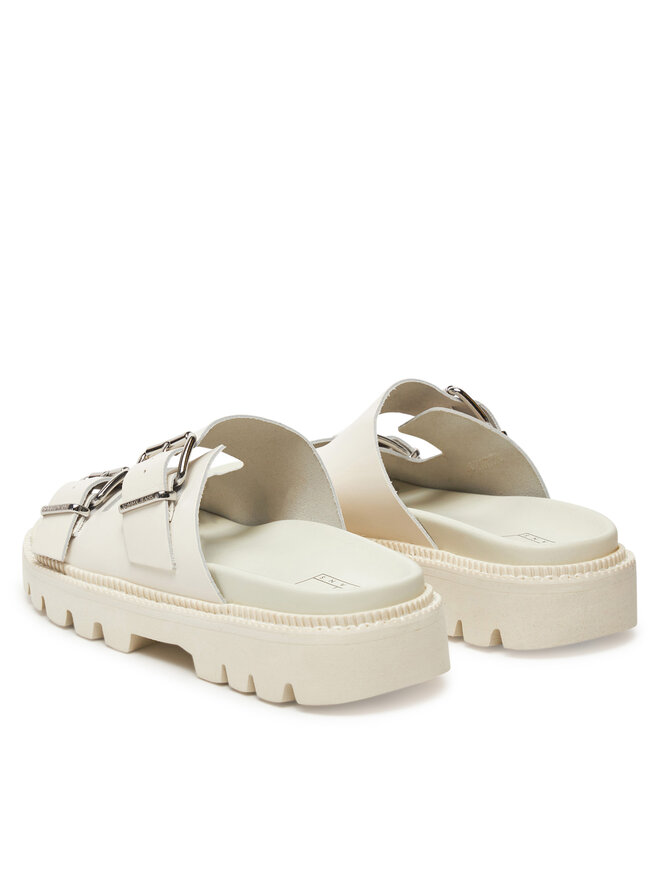 Tommy Jeans Klapki Tommy Jeans Tjw Double Strap Sandal EN0EN02753 Biały