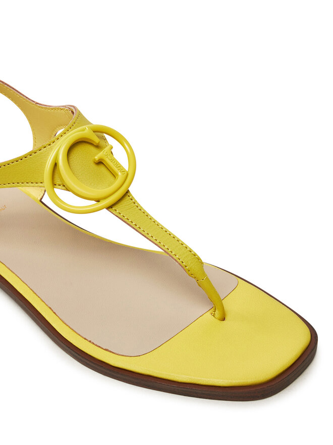 Guess Sandály Guess FLJMIR LEA03 Žlutá