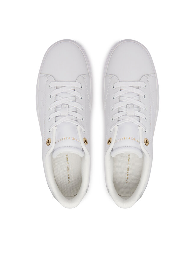Tommy Hilfiger Sneakers Tommy Hilfiger Th Feminine Cupsole Leather FW0FW09105 Weiß