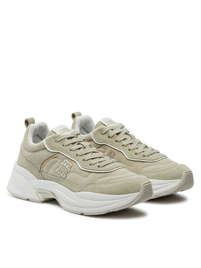 Tommy Hilfiger Сникърси Tommy Hilfiger Chunky Runner Ventile FW0FW08036 Бежов