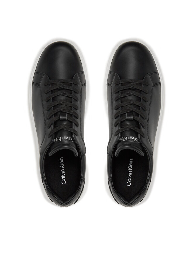 Calvin Klein Sneakers Calvin Klein Low Top Lace Up Lth HM0HM01016 Schwarz