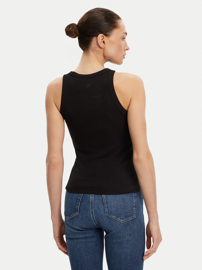 Calvin Klein Jeans Calvin Klein Jeans Τοπ Monologo J20J225301 Μαύρο Slim Fit