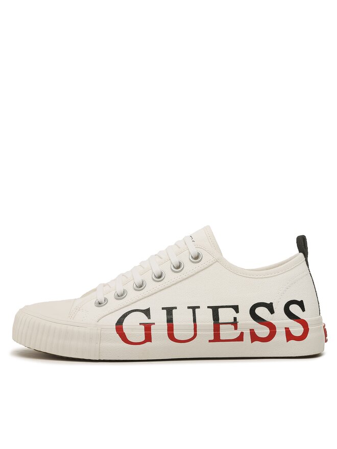 Guess Plátěnky Guess New Winners Low FM6NWL FAB12 Bílá