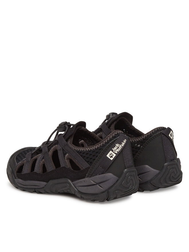 Jack Wolfskin Sandalen Jack Wolfskin Levente Sandal A64080 M Schwarz