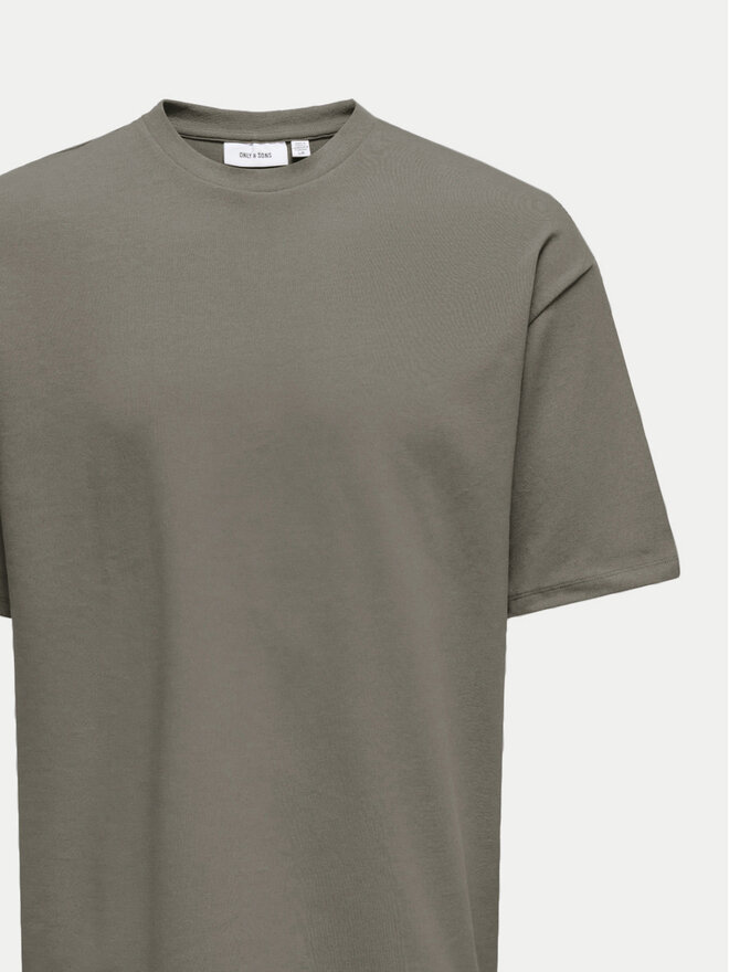 Only & Sons Only & Sons Marškinėliai Caspian 22031940 Pilka Authentic Fit