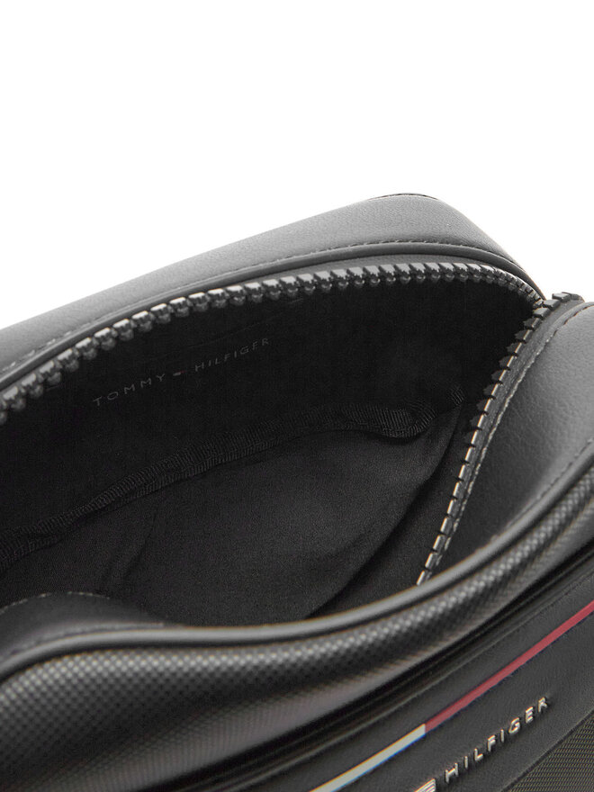Tommy Hilfiger Плоска сумка Tommy Hilfiger Th Foundation Mini Reporter AM0AM13196 Чорний