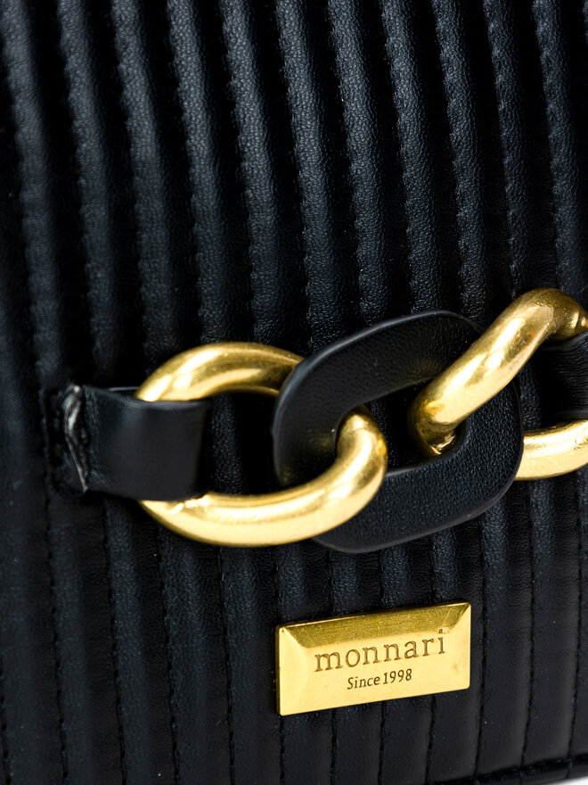 Monnari Ročna torba Monnari TORIMP0-24Z-BAG4140-K020D000 Črna