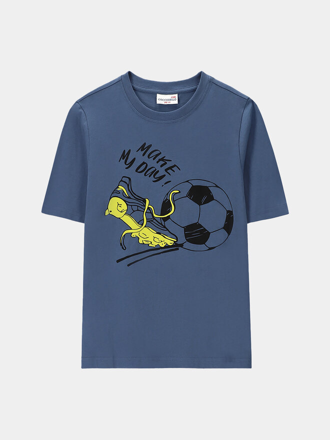 Coccodrillo Coccodrillo Camiseta WC4143212VBA Azul Regular Fit